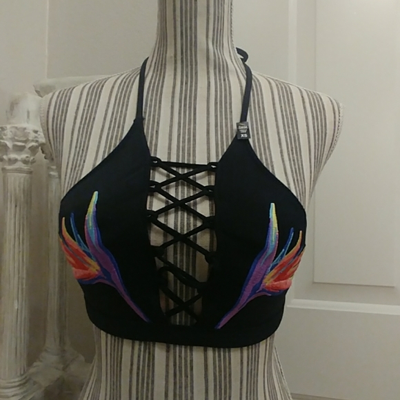 Tropical PINK Victoria's Secret Swim Bikini 👙 Top - Picture 3 of 8